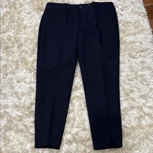 LOFT Julie Skinny Navy Pants
